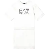EA7 7g000201_af14880 Short Sleeve Dress Blanc 10 Years Fille