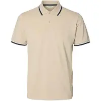 Selected Polo SLHSLIM-ATLAS SPORT SS POLO hommes - Beige - EU L