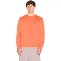 Armani Exchange pour homme. XM001777AF10818U3040 Sweat à col ras du cou, coupe régulière, orange (L), Casuel, Coton, Manche courte