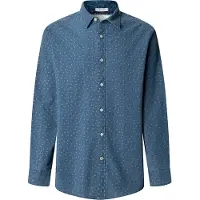 Pepe Jeans pour homme. PM3091187 Chemise bleue Penn (L), Casuel, Coton, Manche longue