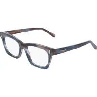 Ferragamo Lunettes de vue - - SF3025 - Acétate - Striped sand blue - Femme