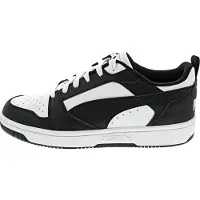 Puma Baskets basses 'Rebound V6' noir / blanc
