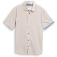 Tom Tailor Chemise sable / bleu clair