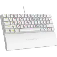 Rampage PLOWERK60 clavier de jeu mécanique câblé Blue Switch Rainbow LED white