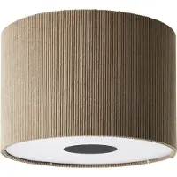 Brilliant Plafonnier design Tony gris Ø 23cm