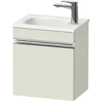 Duravit Sivida bâti-support pour lavabo, charnières à droite, poignée profilée chromée, 400x295x440mm, pour Sivida, SV4649R10HH0000