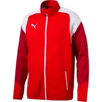 Puma Veste Esito 4 Poly Tricot pour adulte, taille : S, couleurs : 01 rouge - blanc - piment