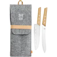 ØYO Oyo Duo Hiking Knife Set, ensemble de couteaux, gris