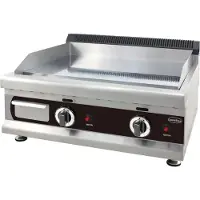 CombiSteel Plaque de cuisson à gaz avec kit de conversion en acier inoxydable