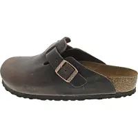 Birkenstock Mule 'Boston' brun foncé