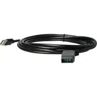 VHBW Câble USB de programmation PLC remplacement pour Siemens 6ED1 057-1AA00-0BA0 pour radio, noir