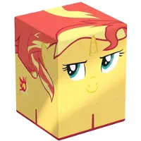 Squaroes Squaroe My Little Pony "Friendship is Magic" MLP007 - Sunset Shimmer, porte-cartes, rouge, jaune, 1 pièce