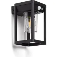 LEDKIA Applique Murale Extérieure Solaire Led 2w Aluminium Devah Avec Détecteur De Mouvement Noir
