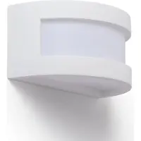 LEDKIA Applique Murale Plâtre Ouriel Blanc