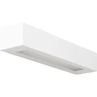 LEDKIA Applique Murale Plâtre Ruvil L Blanc