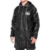 100% Veste de pluie Torrent, noir, taille M, homme, noir, taille M