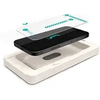 ESTUFF INFINITE (GRS) iPhone 16 (1 pcs, Apple iPhone 16, Apple iPhone 16 Pro, Apple iPhone 17, Apple iPhone 17 Pro), Téléphone portable : film de protection, Transparent