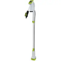 Grafner Pompe à tonneau de pluie sans fil (Pompe pour récupérateur d’eau de pluie)