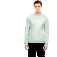 EA7 pour homme. 7M002278_AF22266 Sweat-shirt vert Core Identity (M), Casuel, Coton, Manche courte