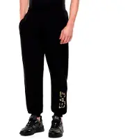 EA7 pour homme. 7M001565_AF17787 Pantalon Premium Label Noir (S), Casuel, Sport, Coton, Sportswear, Multisport