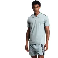Emporio Armani pour homme. EM000571_AF20426 Polo Logotape bleu (L), Casuel, Coton, Manche courte
