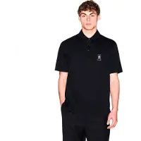 Armani Exchange pour homme. XM002209AF10364UC001 Polo premium noir (L), Casuel, Coton, Manche courte