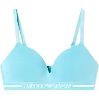 Emporio Armani pour femme. EW000442_AF19023 Soutien-gorge de jour bleu (S), Homewear, Coton
