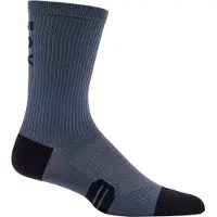 FOX Hommes, Chaussettes de sport, Chaussettes 24 8" Ranger Graph (L/XL), Bleu, Gris