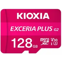 Kioxia Exceria Plus G2 Uhs-i C10 128gb Memory Card Rose