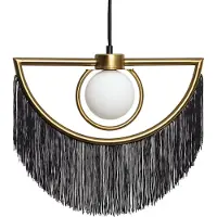 LEDKIA Suspension Métal Dalila Avec Franges 100 Mm