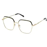 Zadig & Voltaire Lunettes de vue - - VZV393 - Doré rose &amp; noir - Métal - 53/18/135