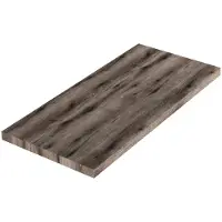 KIAMAMI VALENTINA Plateau En Bois De Chêne Fossile Pour Lavabo De Comptoir 100cm