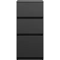 Burgbad Lin20 Armoire basse, 3 tiroirs, 400x407x870mm, USIW040F5381