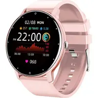 North Edge , montre connectée avec suivi d'activité et bracelet en silicone, couleur rose