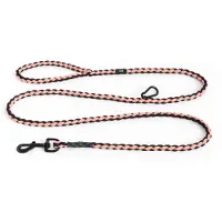 HAY - Dogs Leash Braided Adjustable M/L (Pink & Black) (L, M, Chien, Général)