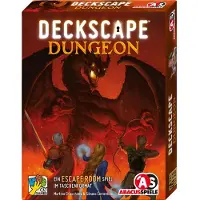 ABACUSSPIELE 38251 - Deckscape - Donjon, jeu d'évasion, jeu de cartes, rouge