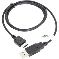 VHBW Câble USB de charge/données pour téléphones portables compatible avec Samsung SGH-S3500, SGH-S3500i, SGH-S3600, SGH-S3600i, SGH-S3650 Corby, SGH-S5050, SGH-S5200
