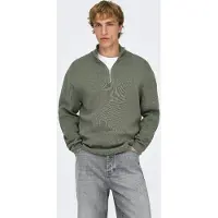 Only & Sons Pull-over 'ONSTing' gris chiné