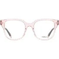 Furla Lunettes de vue - - VFU582 - Acétate - Shiny transparent pink - Femme