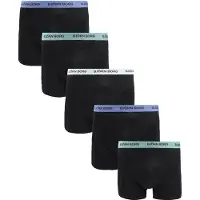 Björn Borg Boxers Cotton Stretch Lot de 5 Bleu Vert Noir taille L