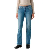 Levi's 006kc Slim Boot Cut Fit Low Waist Pants Bleu 33 / 32 Femme