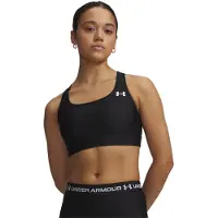 Under Armour Heatgear Medium Impact Sports Bra Noir L Femme