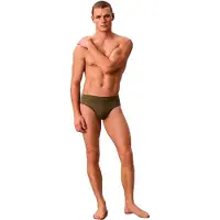 Calvin Klein Lv00n61031 Brief Swimming Boxer Vert S Homme