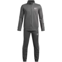 Under Armour Icon Knit Tracksuit Gris 8 Years Garçon