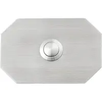 Heidemann Bouton-poussoir de sonnette simple 70096 Edel (Filaire)