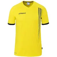 Uhlsport Impulse Short Sleeve T-shirt Jaune 6-7 Years Enfants