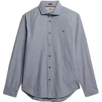 Superdry Cut Away Poplin Long Sleeve Shirt Gris XL Homme