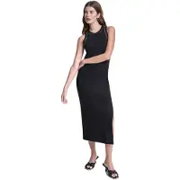DKNY Domestud Sleeveless Long Dress Noir L Femme
