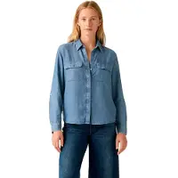 Levi's Elaine Utility Long Sleeve Shirt Bleu S Femme