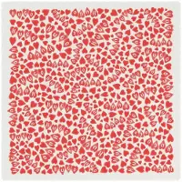 HUGO Alycia Red Scarf Rouge,Blanc ONESI Femme
